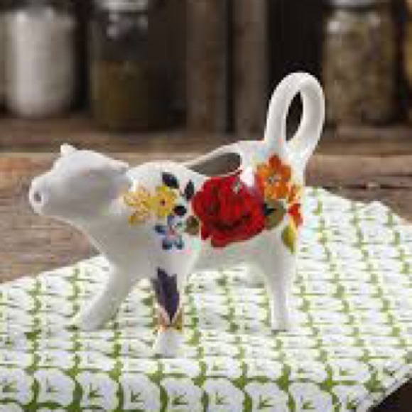 The Pioneer Woman Other - 🌺 EUC Pioneer Woman Autumn “Flea Market” Harvest Fall Flowers Cow Creamer